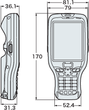 BT-W100　外形寸法